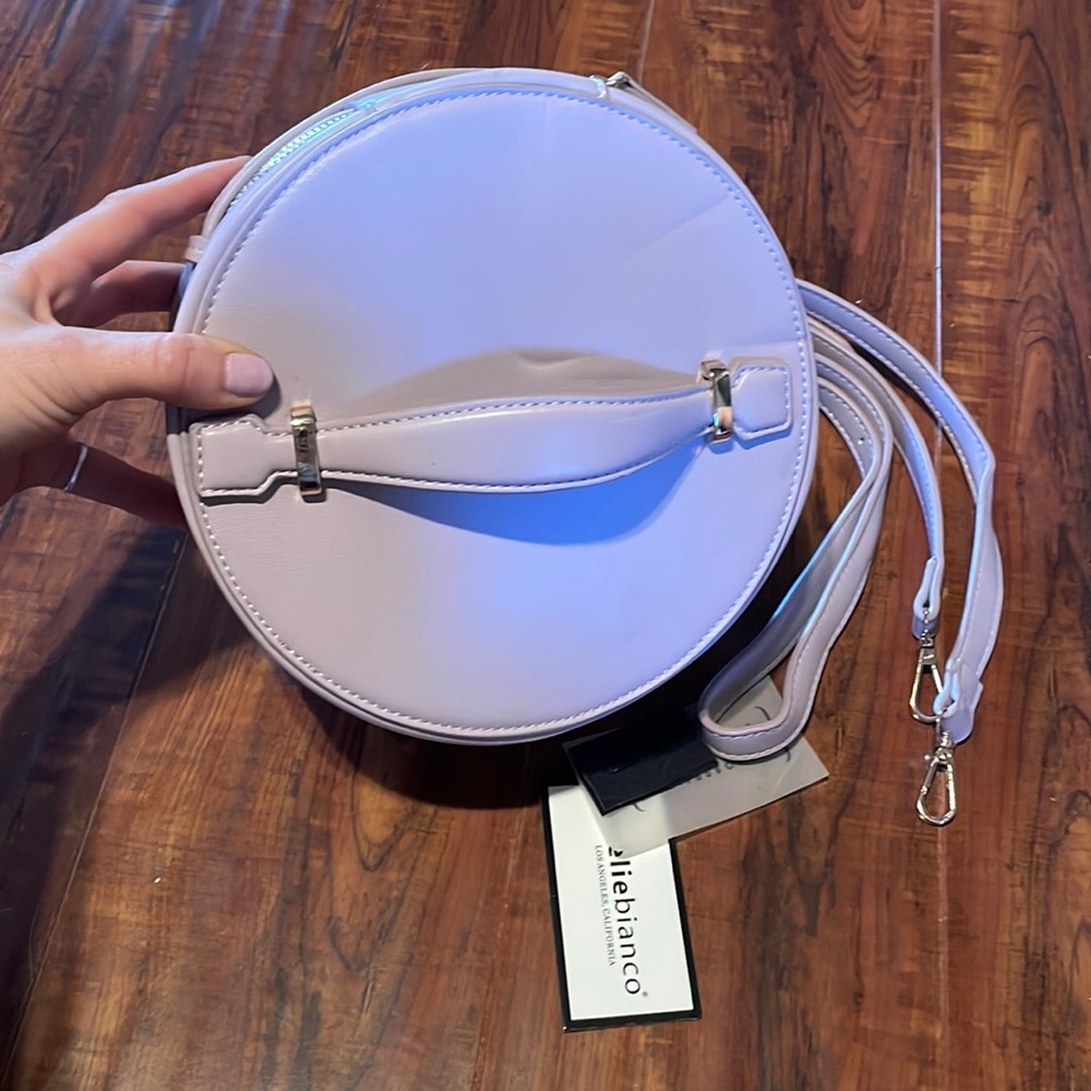 Melie Bianco Lavender Saddle Bag